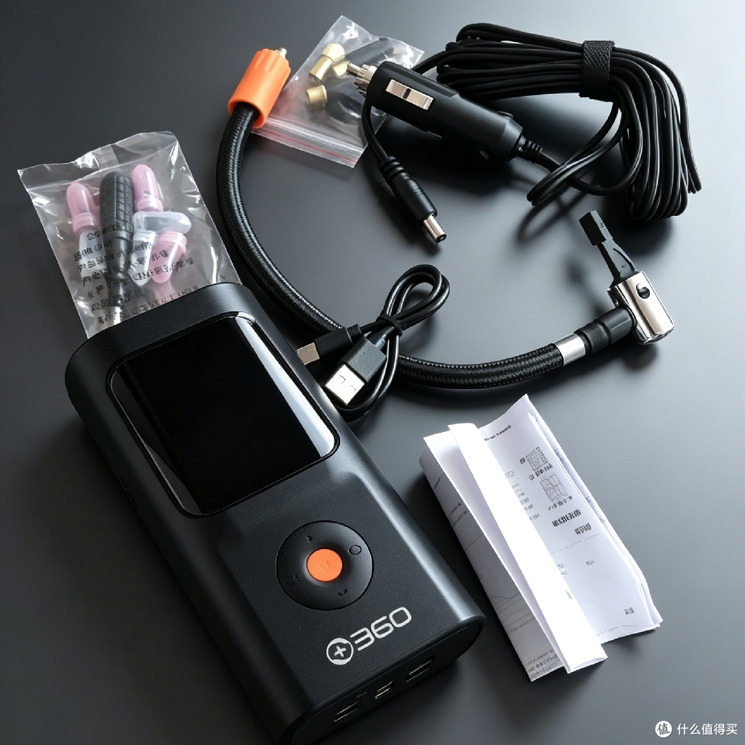 告别半路抛锚！360双模车载充气泵，老司机随车必入好物
