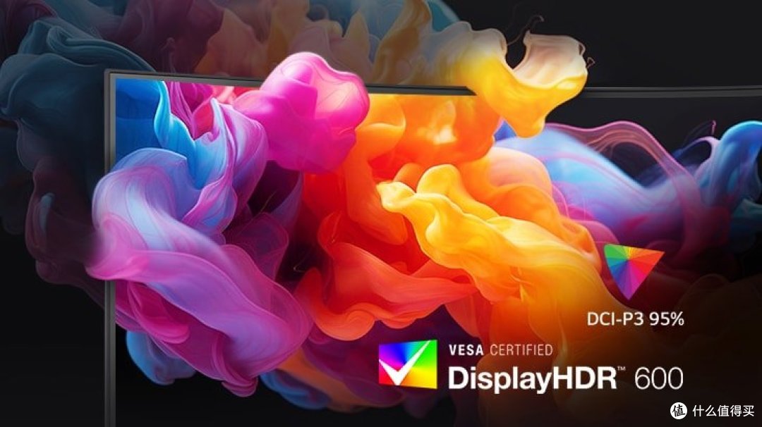 DisplayHDR 600认证与95% DCI-P3色域官方示意（LG官方图）