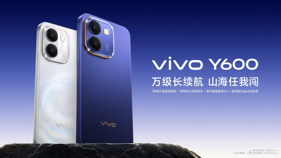 10000mAh+IP69防水，vivo Y600发布，到手价1699元