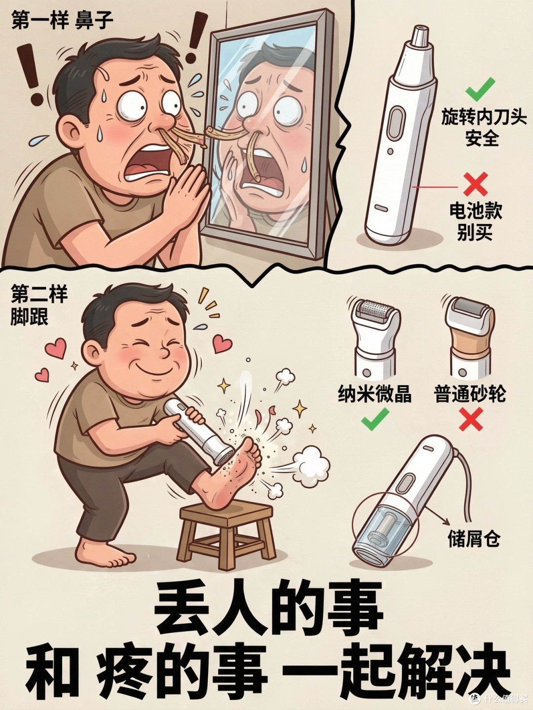 鼻毛、脚皮、毛球、牙缝：你忍了一年的4件小事，600块全解决