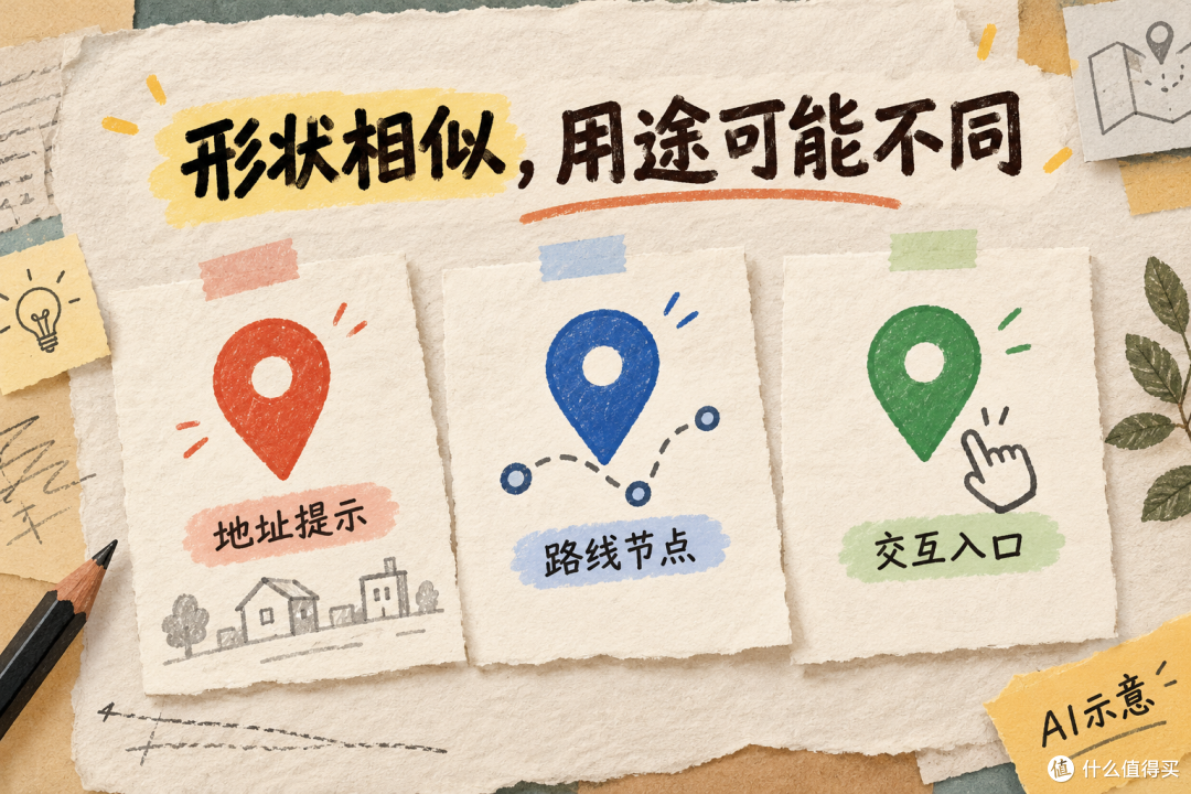 地址提示路线节点和交互入口的区分