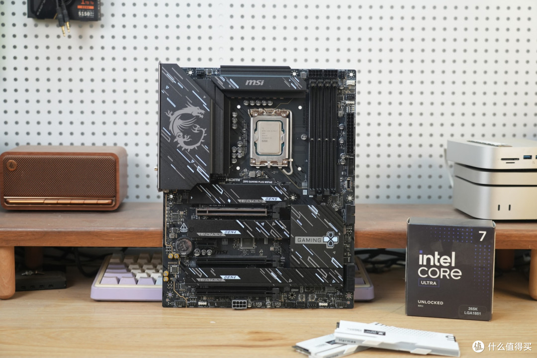 稳扛旗舰U满负载 微星Z890 GAMING PLUS WIFI6E千元神板体验