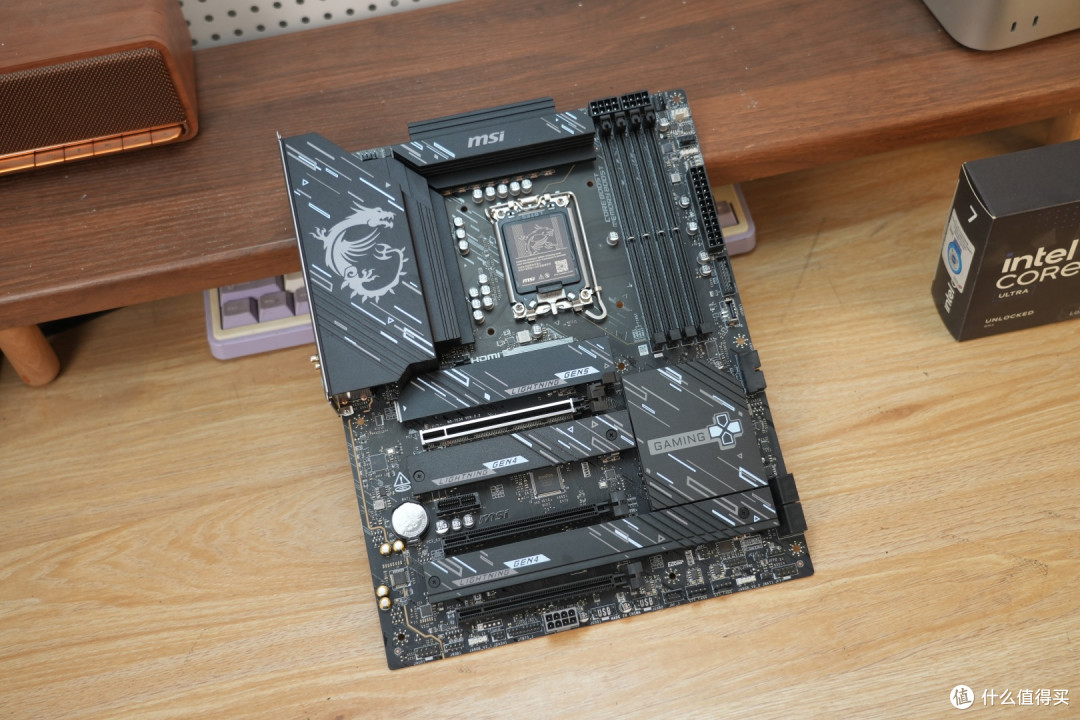稳扛旗舰U满负载 微星Z890 GAMING PLUS WIFI6E千元神板体验
