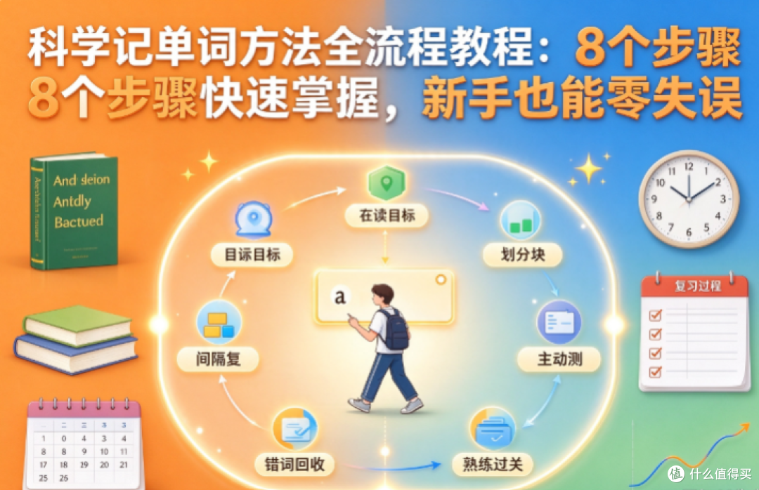 科学记单词方法全流程教程：8个步骤快速掌握，新手也能零失误