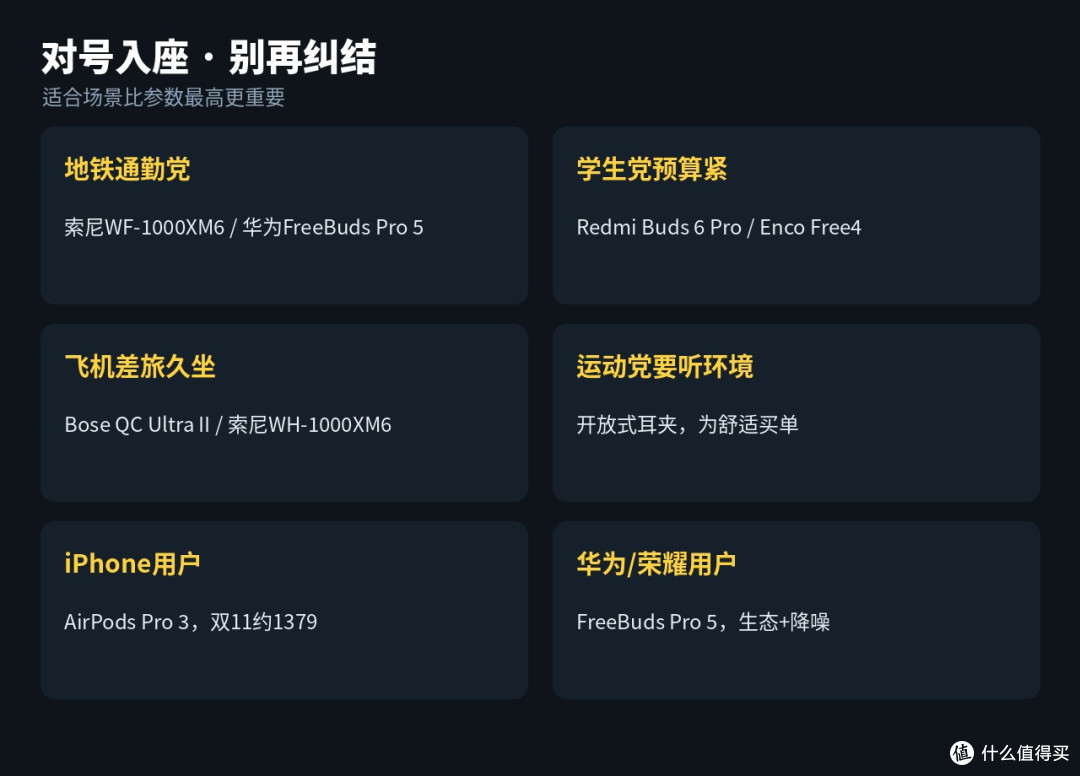 双11降噪耳机别乱买:200到4000,按预算抄