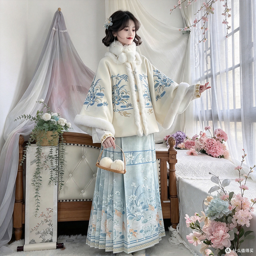 十二深衣 2026 冬季明制加绒汉服，清冷温柔冬款汉服种草