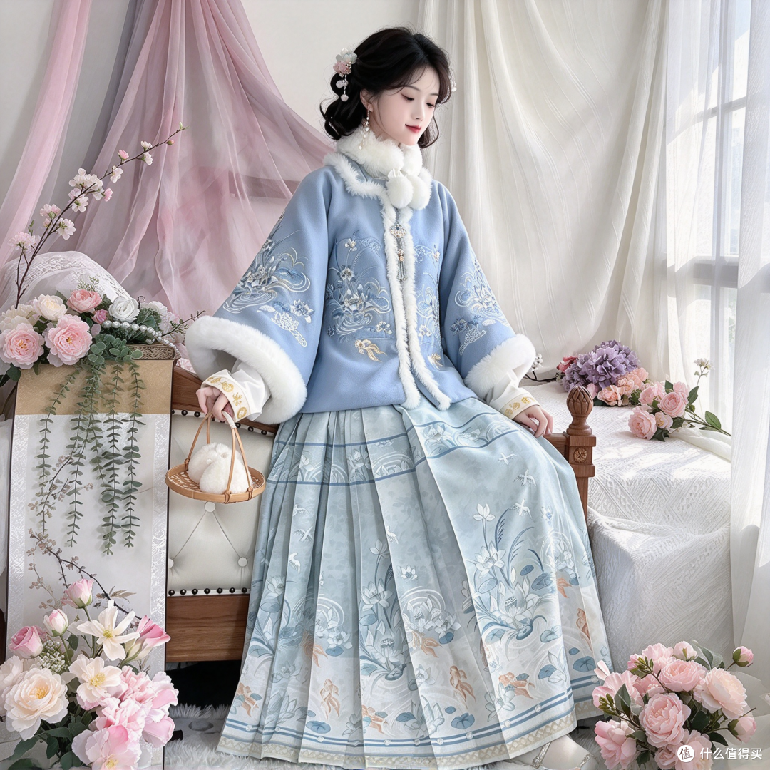 十二深衣 2026 冬季明制加绒汉服，清冷温柔冬款汉服种草