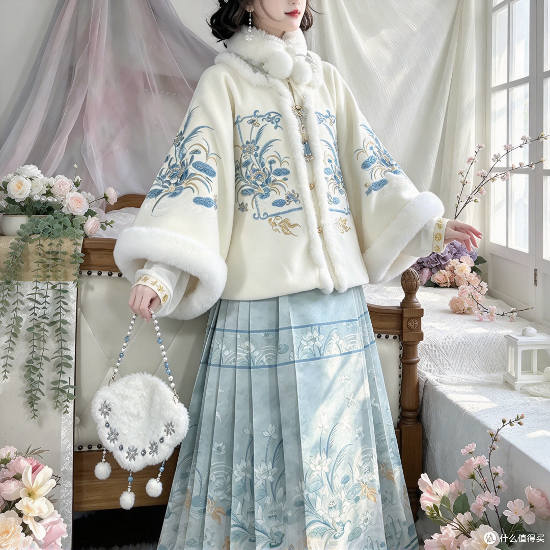 十二深衣 2026 冬季明制加绒汉服，清冷温柔冬款汉服种草