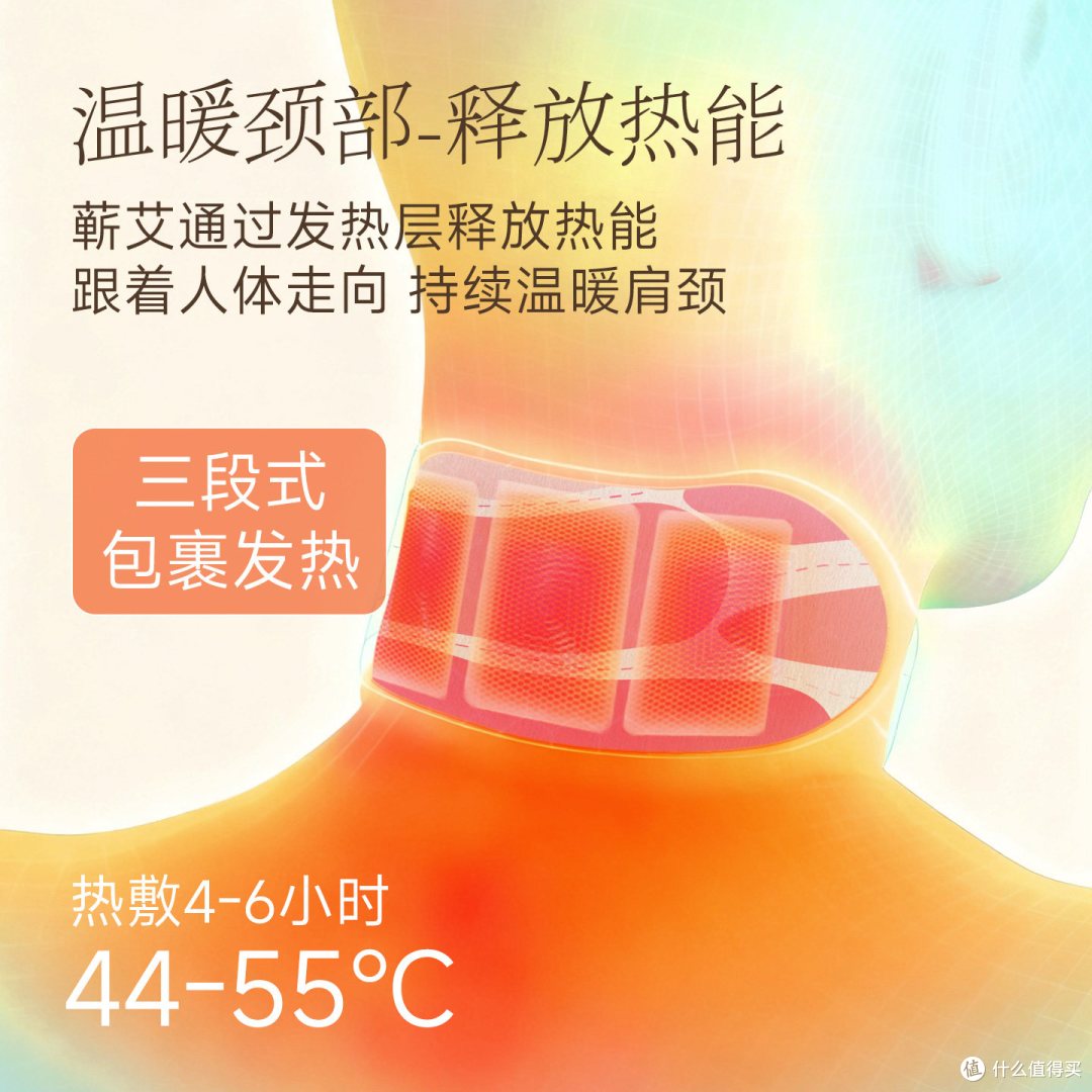 多部位可用,蕲艾蒸汽暖颈贴,自发热草本热敷,通勤办公舒缓