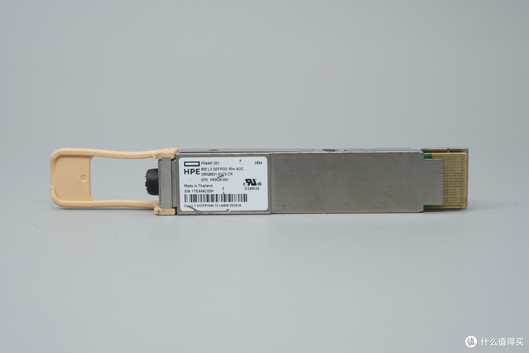 标准QSFP‑DD封装,HPE 800G AOC光模块拆解
