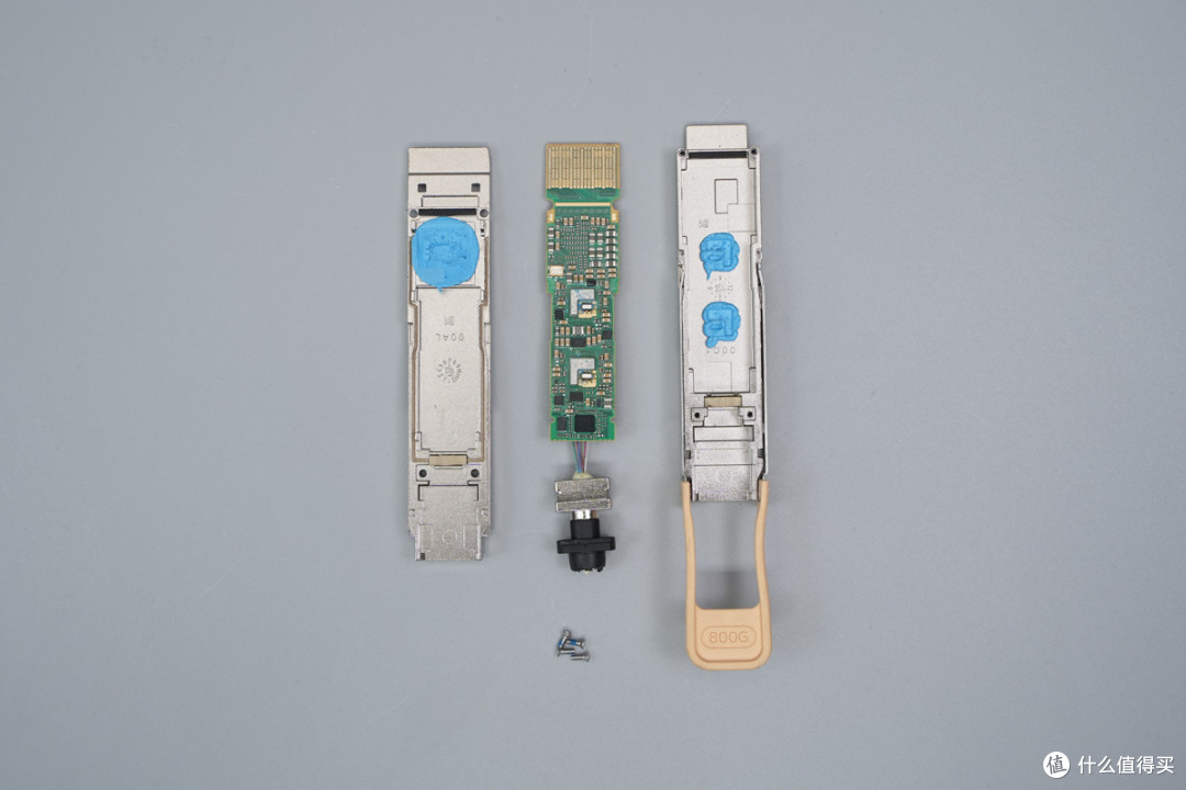 标准QSFP‑DD封装,HPE 800G AOC光模块拆解