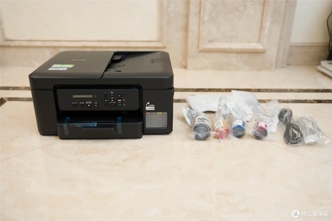 不堵头、双面打印,功能齐了——兄弟DCP-T735DW彩色喷墨一体机