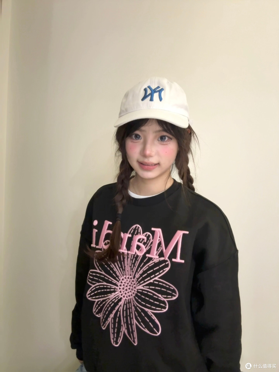 实测小雏菊卫衣:宽松遮肉🌼