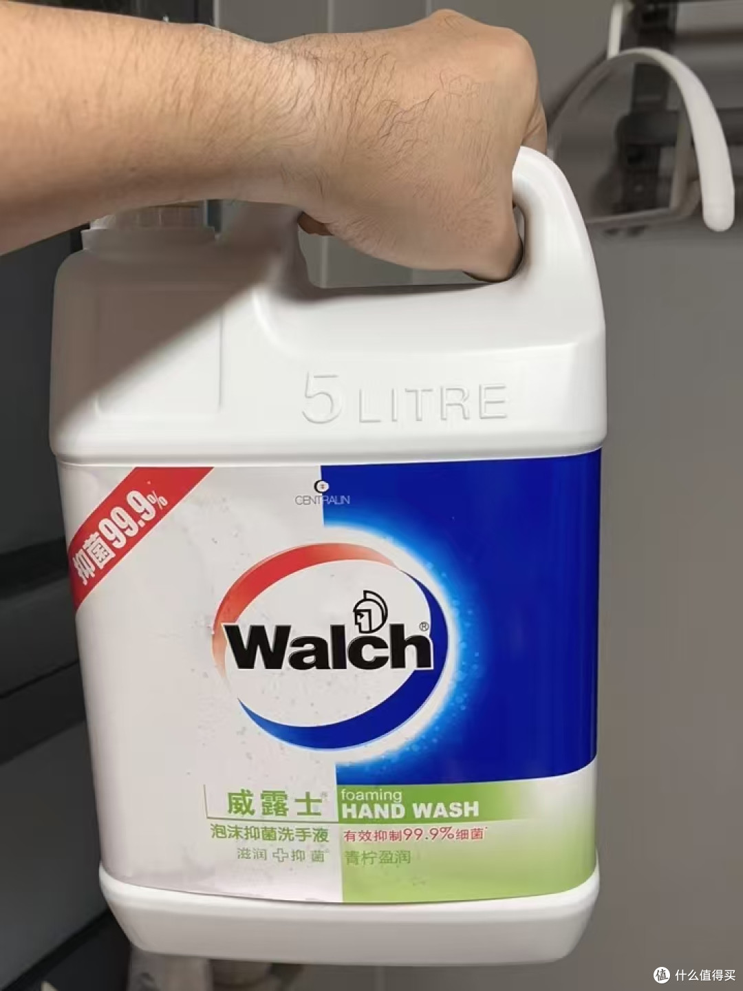 威露士泡沫抑菌洗手液青柠盈润 5L 大补充装来啦