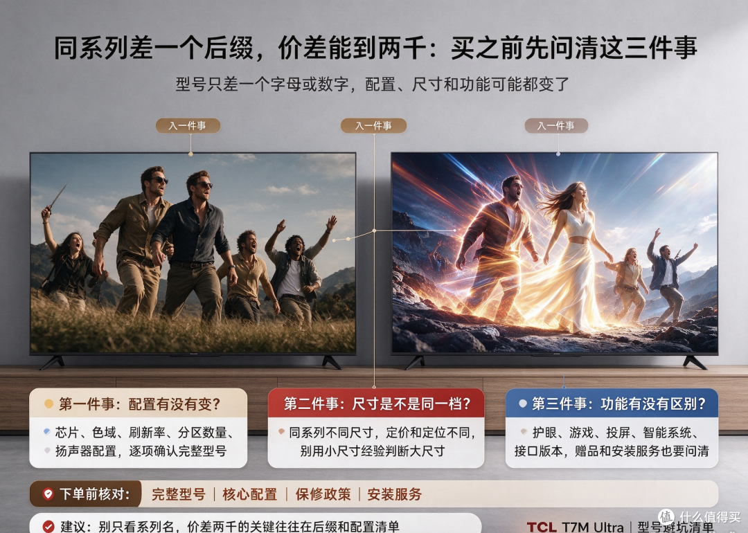 同系列差一个后缀,价差能到两千:买之前先问清这三件事