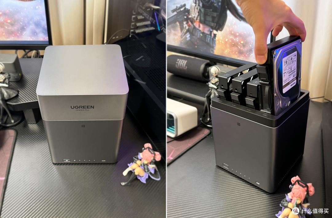 新手NAS别乱买!!全场景实测千元4盘位NAS「绿联 DH4300 Plus」