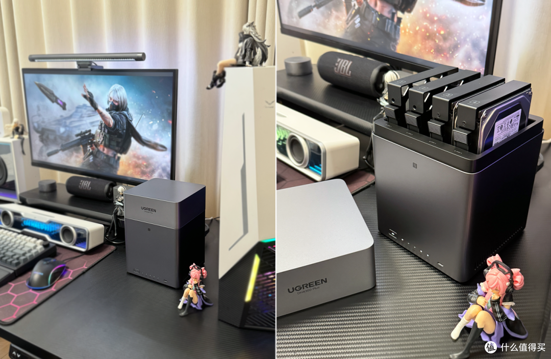 新手NAS别乱买!!全场景实测千元4盘位NAS「绿联 DH4300 Plus」