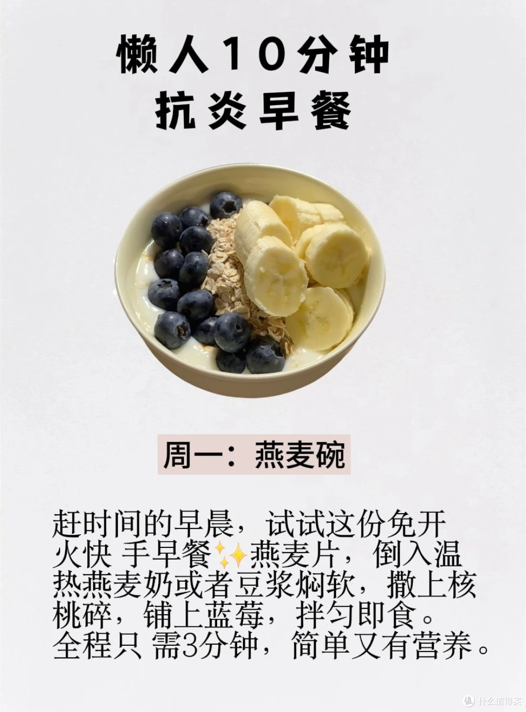 10分钟抗炎早餐，打工人照着做