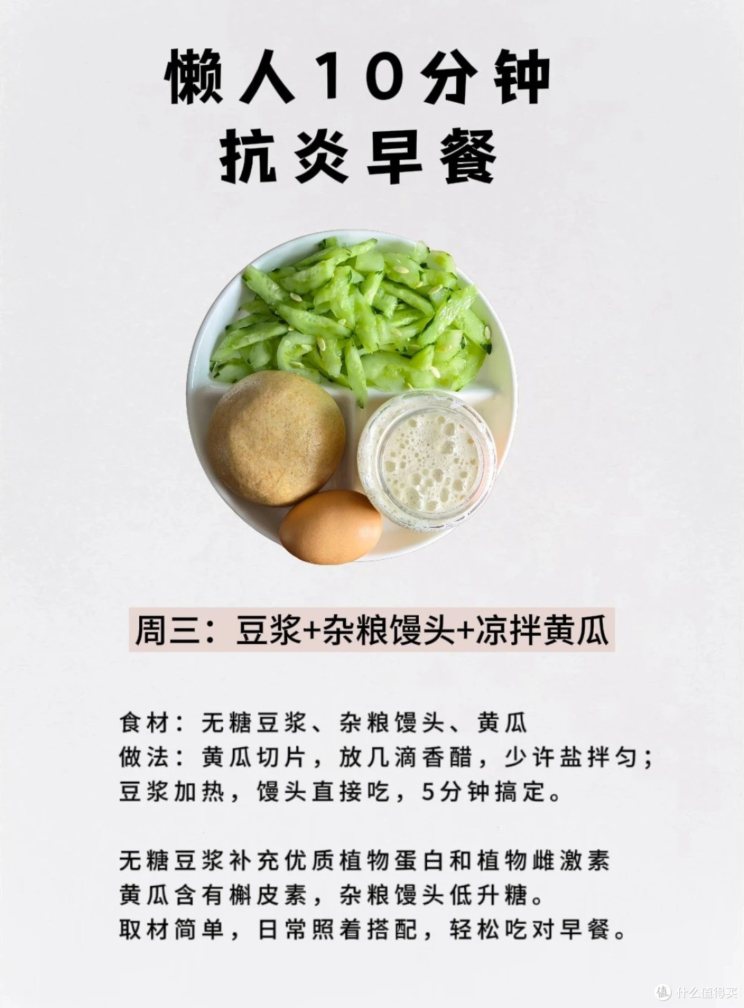 10分钟抗炎早餐，打工人照着做