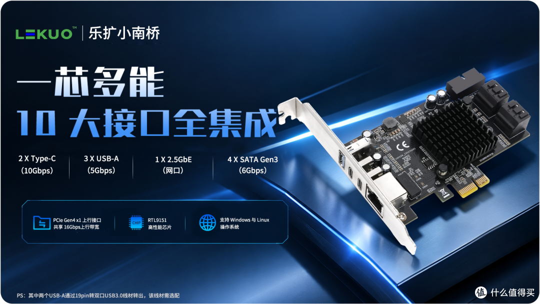 久等了，乐扩小南桥终于来了：一个PCIe插槽，换一个整机接口