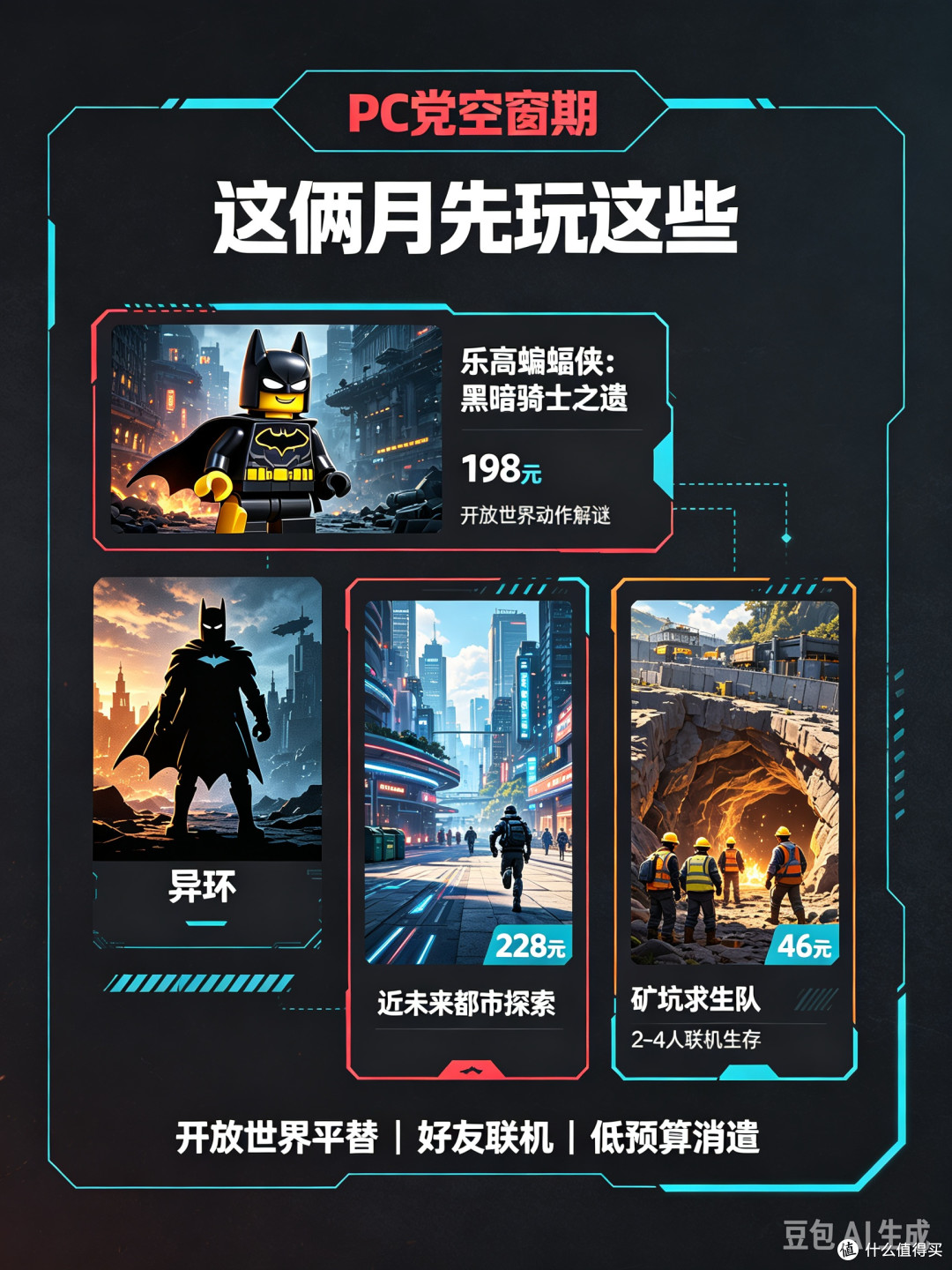空窗期不无聊,百元大作填补空白
