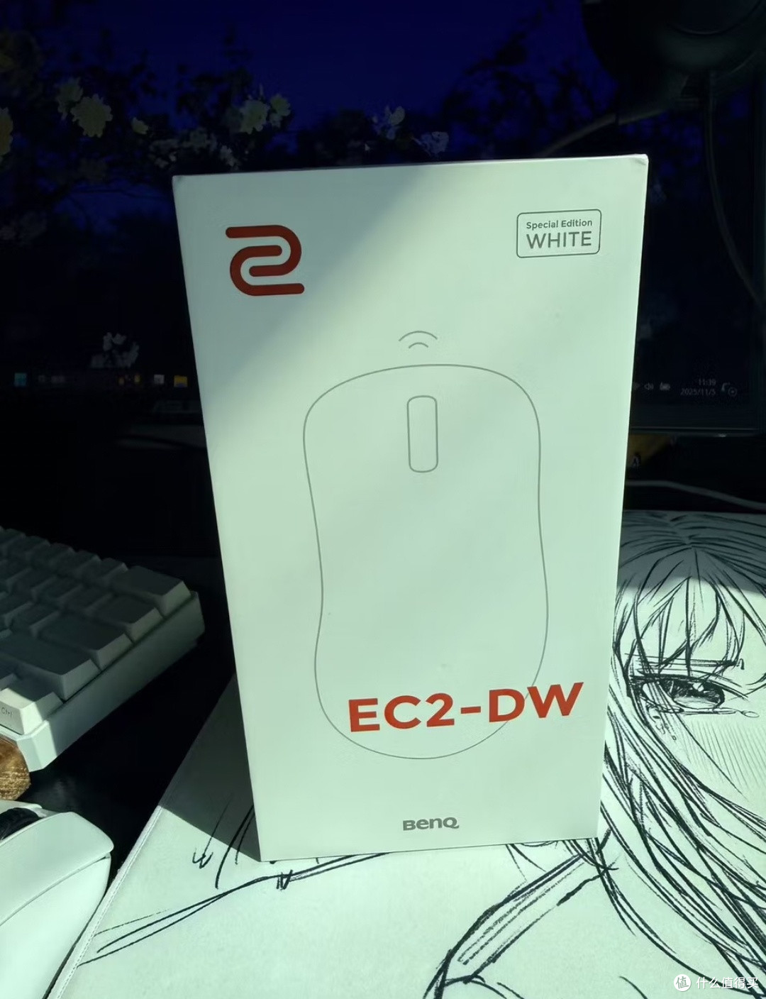 游戏利器:卓威ZOWIE EC2-DW 无线鼠标 游戏鼠标 人体工学设计