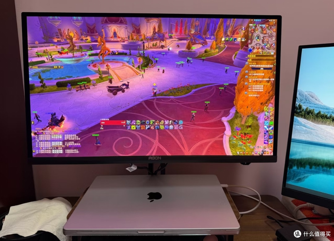 游戏神器：AOC爱攻昊天27英寸2K 320Hz HDR500电竞显示器AG277QSD