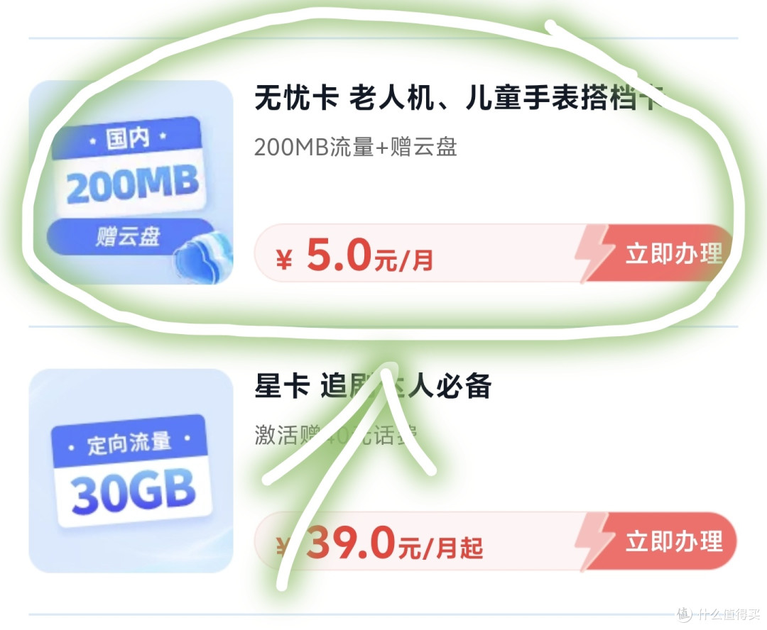 实测最好的老人、学生手表卡，5元无忧卡5G流量，全国办理方法