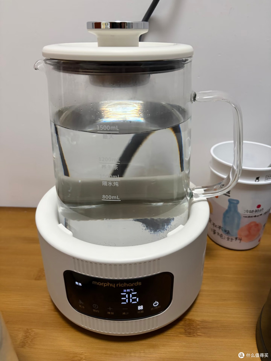 桌面温润好物｜摩飞全玻璃养生壶，泡茶炖品都在行