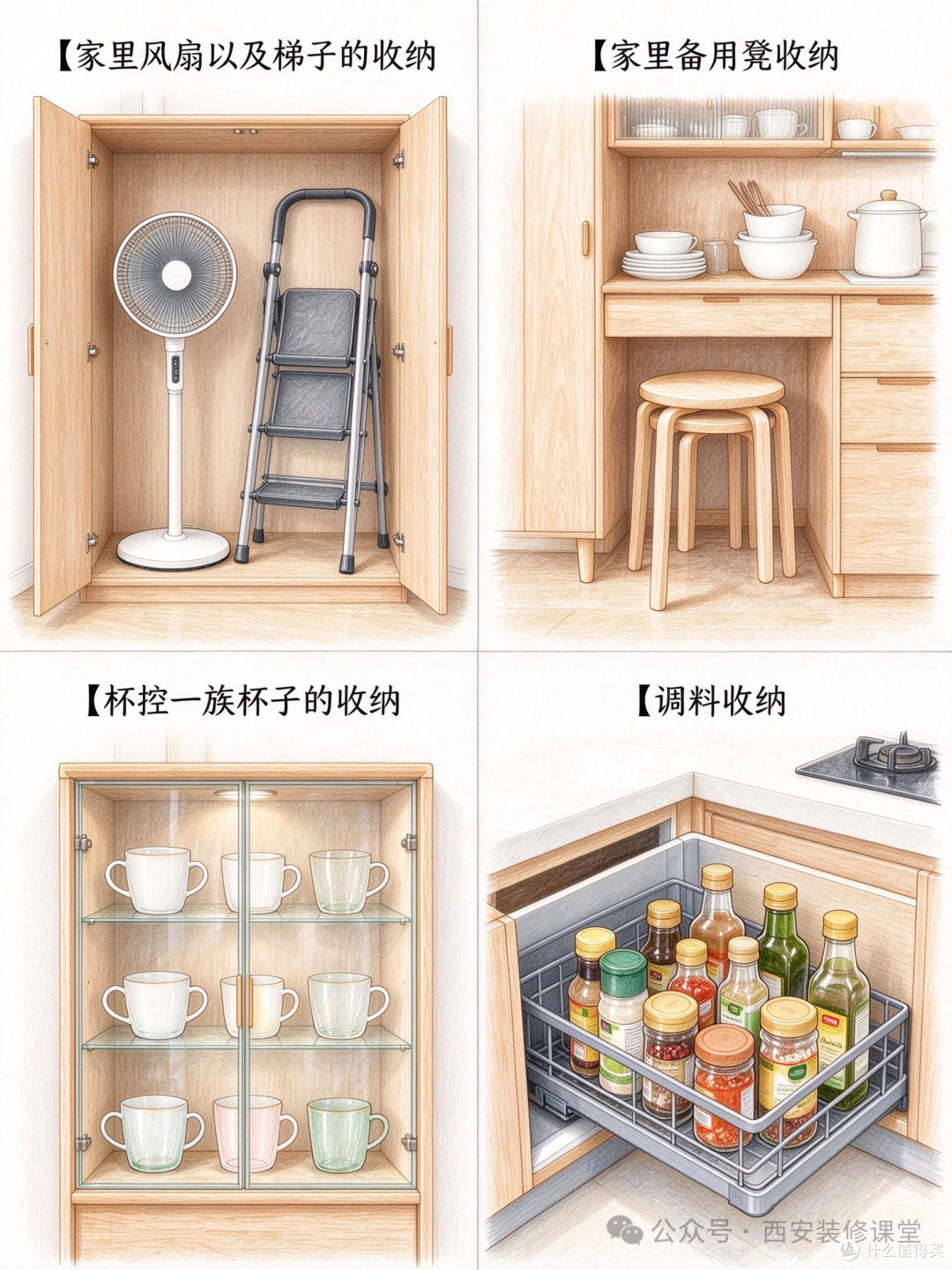 25个家里零碎物品收纳,小户型照着抄