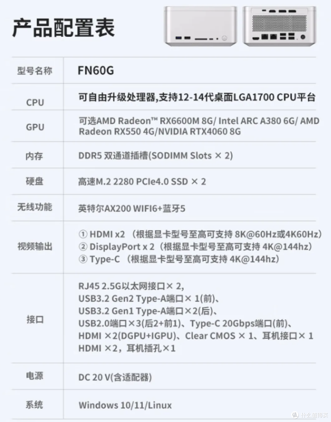 兄弟们花725整了一台FEVM FN60G,撤回极夜散热天花板的称号