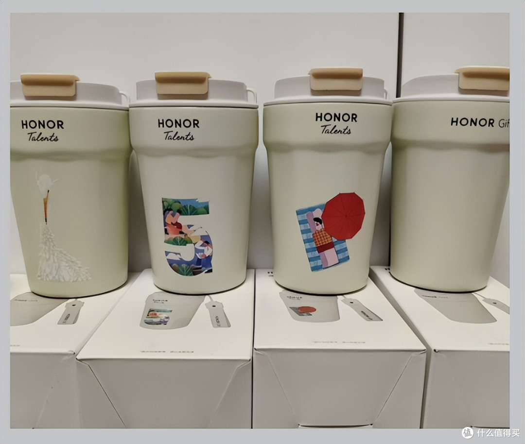 哆啦积木+咖啡杯!荣耀限定礼包二手全新只要33,一个杯就回本了