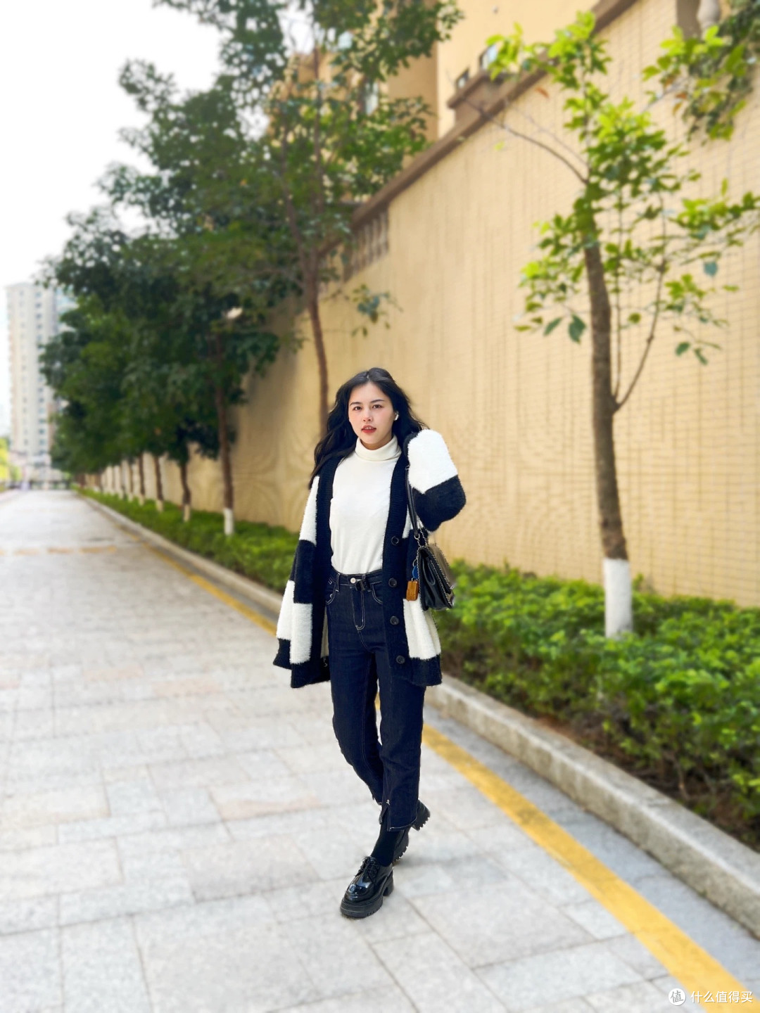 黑白条纹开衫｜通勤抗冻体面不烧心