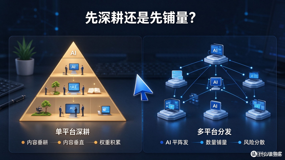 AI 自媒体矩阵项目:批量生成内容分发多平台,收益和风险并存