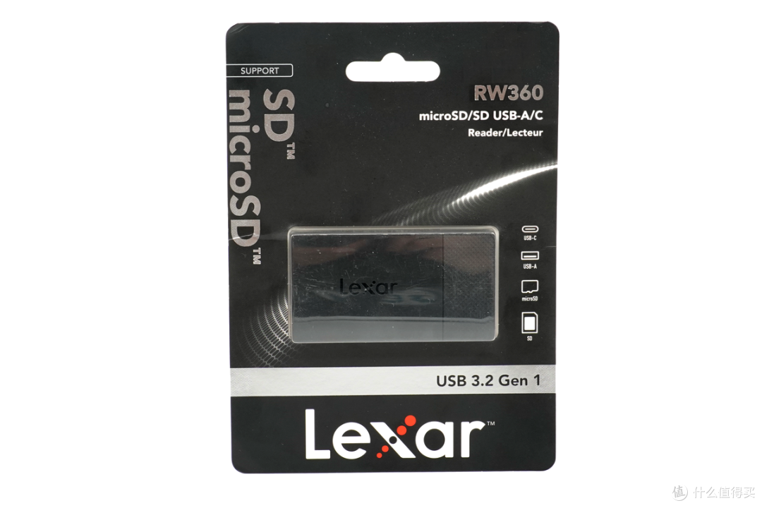 雷克沙Lexar RW360读卡器评测：模块化双接口，实测达到209MB/s