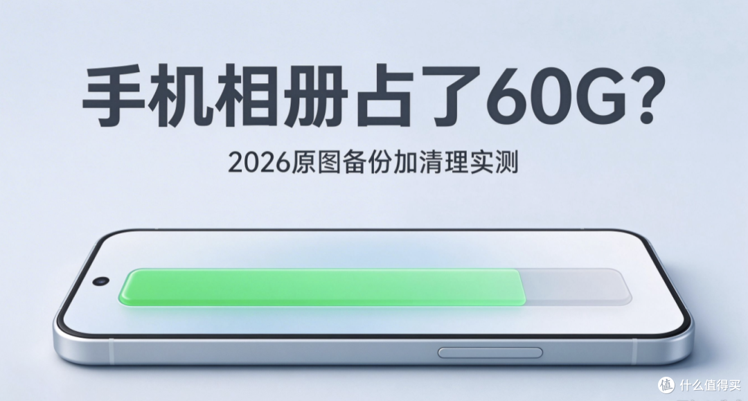 手机相册占了 60G？2026 原图备份加清理实测