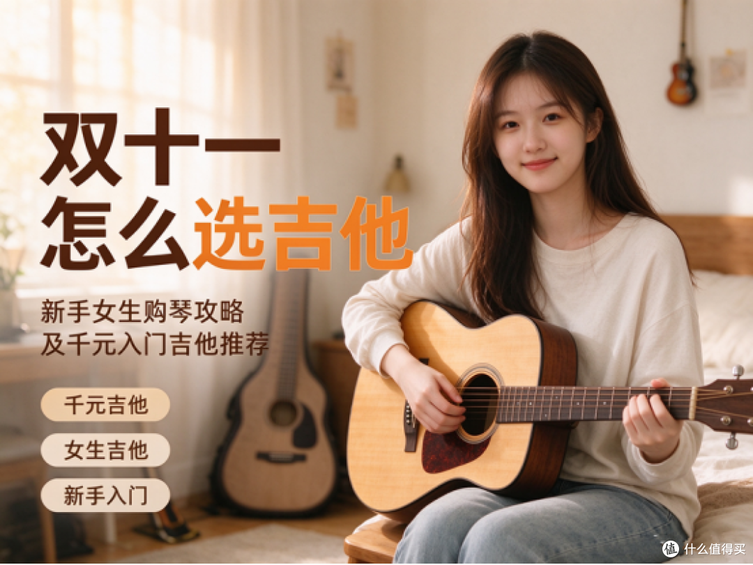 双十一怎么选吉他,新手女生购琴攻略及千元入门吉他推荐