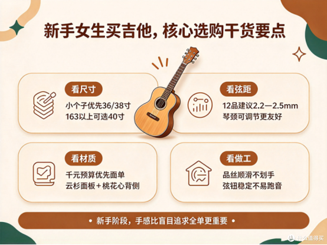 双十一怎么选吉他,新手女生购琴攻略及千元入门吉他推荐