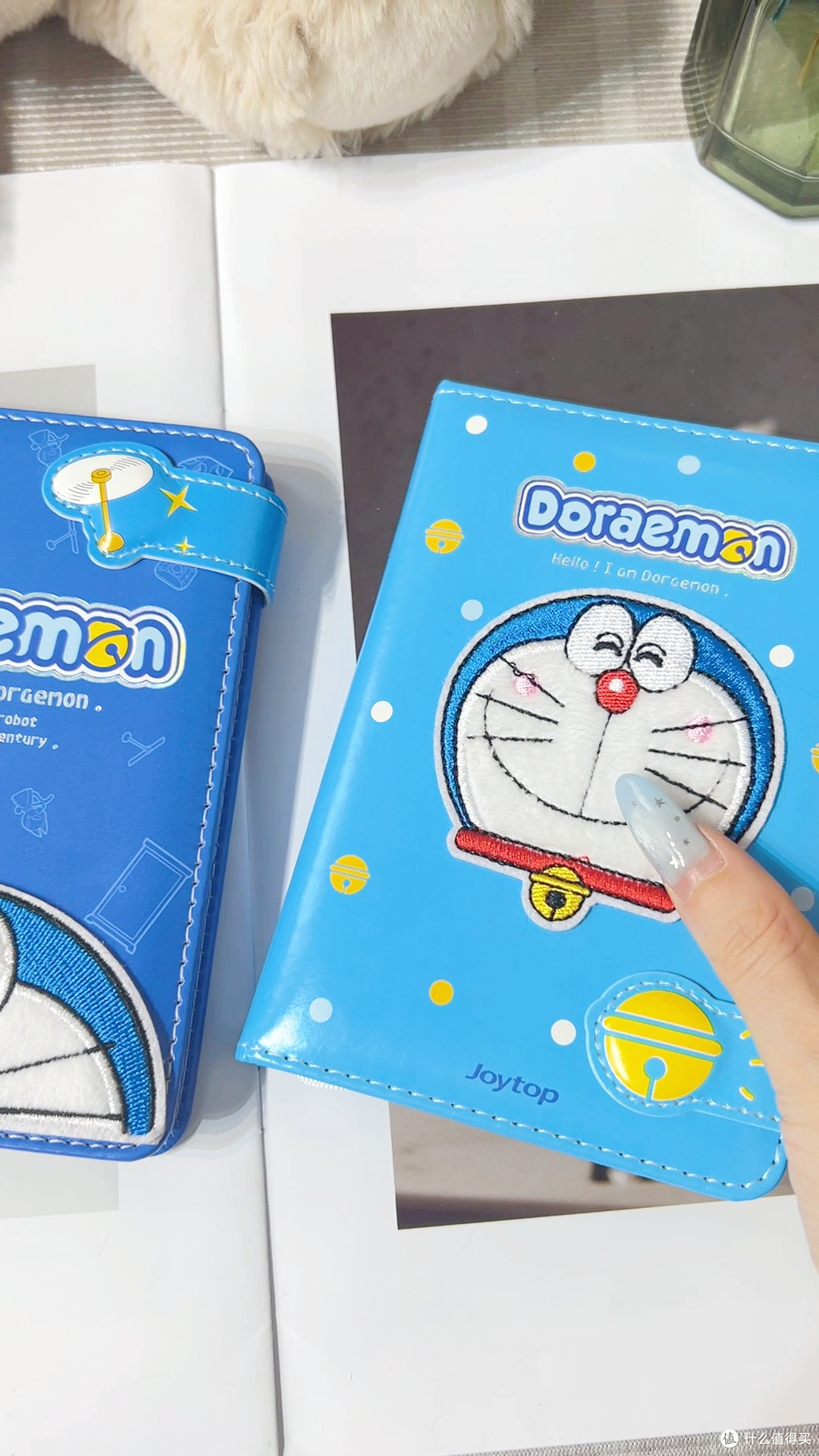 哆啦A梦磁扣手账本小学生日记本便携款