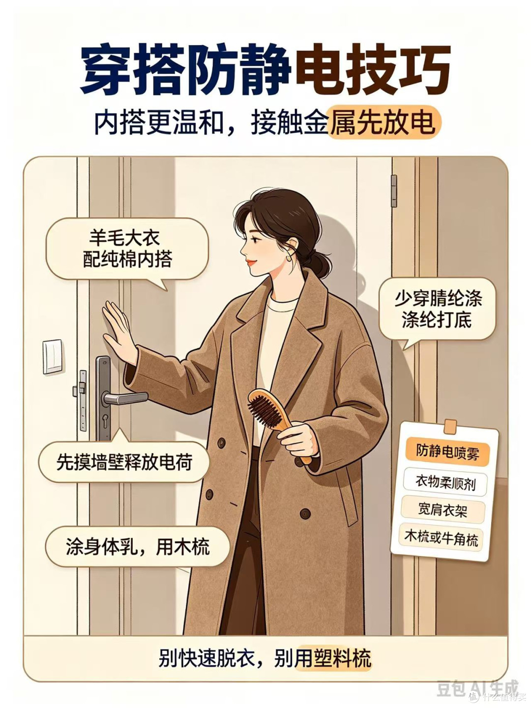 冬季静电成因与消除方法