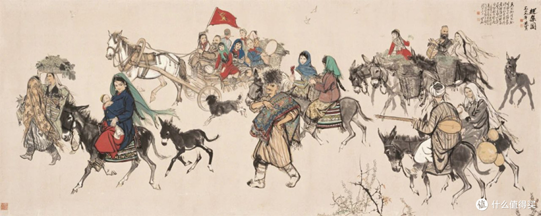 初中辍学的黄胄,靠500多张速写成了亿元画家