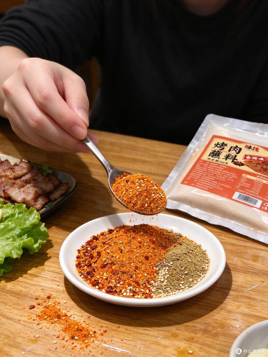 东北烧烤撒料孜然粉辣椒面干碟家用款