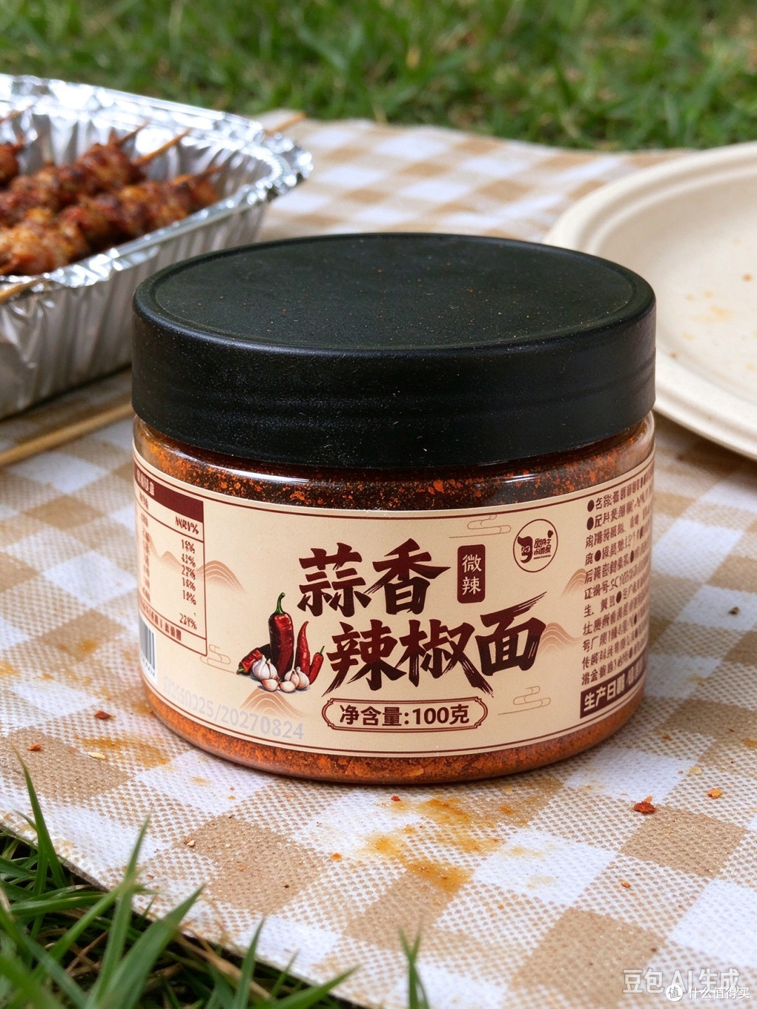 🔥烧烤烙锅灵魂蘸面！蒜香辣椒面，一口香迷糊