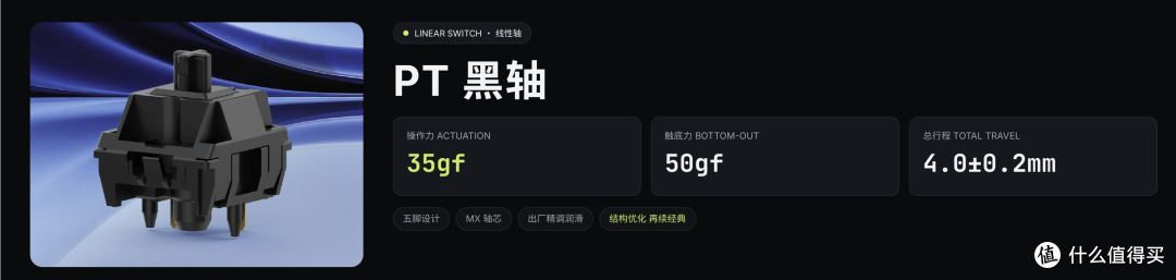 旧瓶装新酒，这波TTC家的PT黑轴咋样？