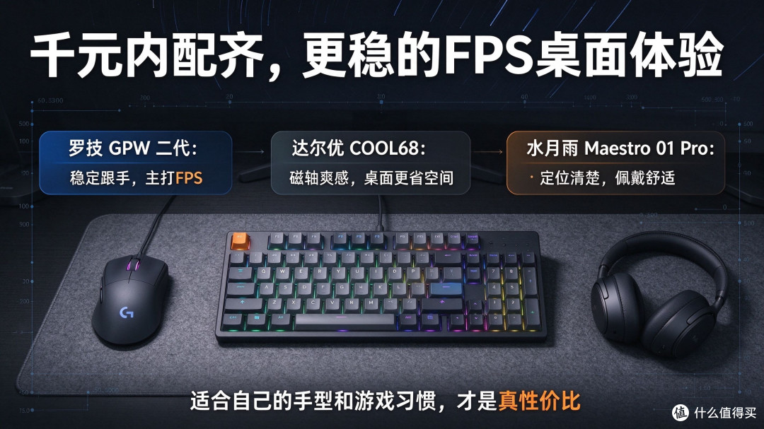 电竞外设三件套近期好价清单:FPS 玩家桌面升级攻略