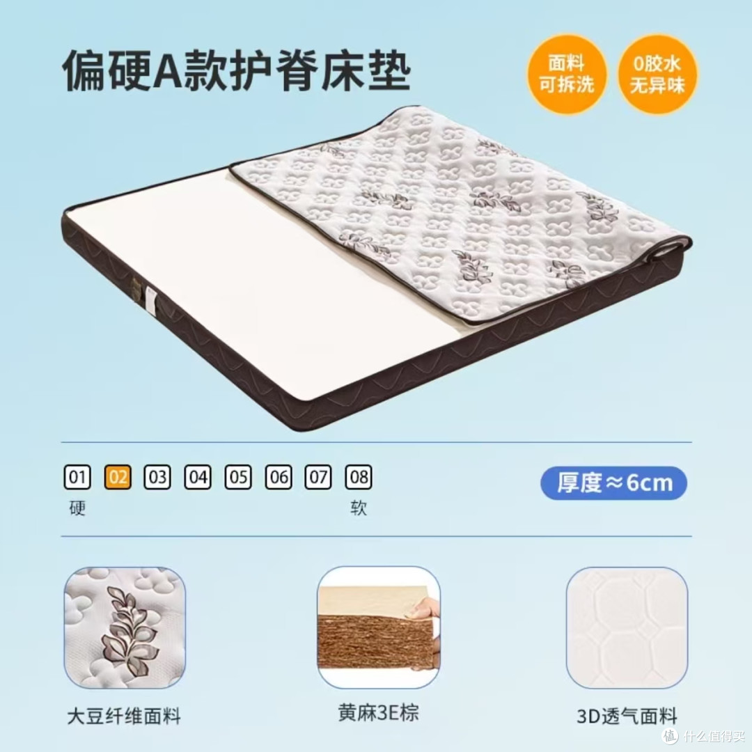 腰突 / 儿童护脊｜菲欧宫黄麻椰棕硬床垫