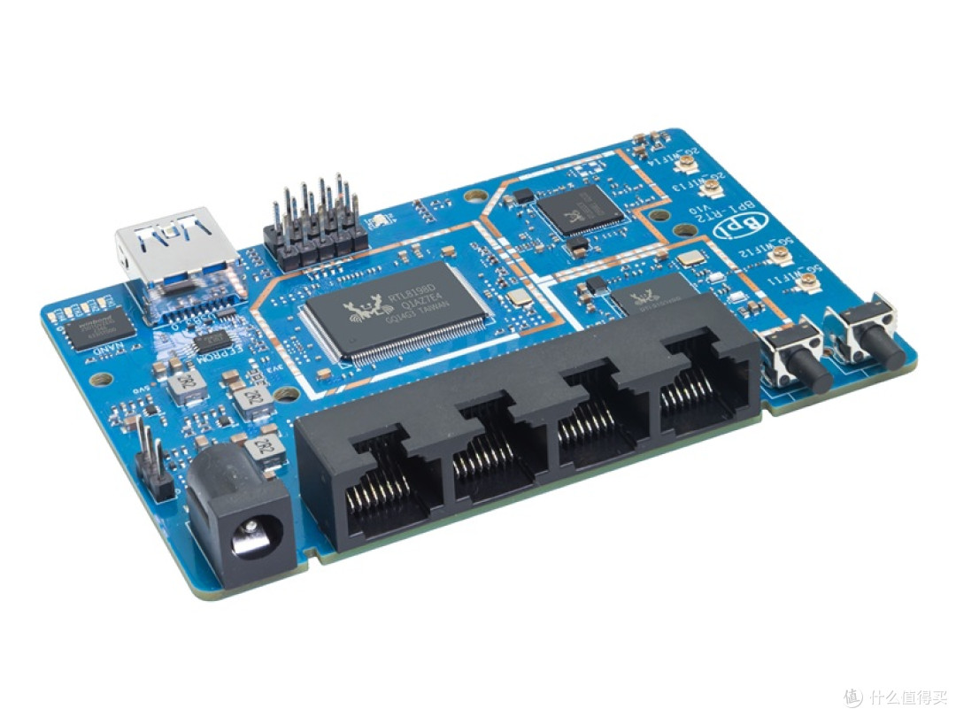 Banana Pi BPI-RT2 WiFi 6 路由器板采用 Realtek RTL8198D