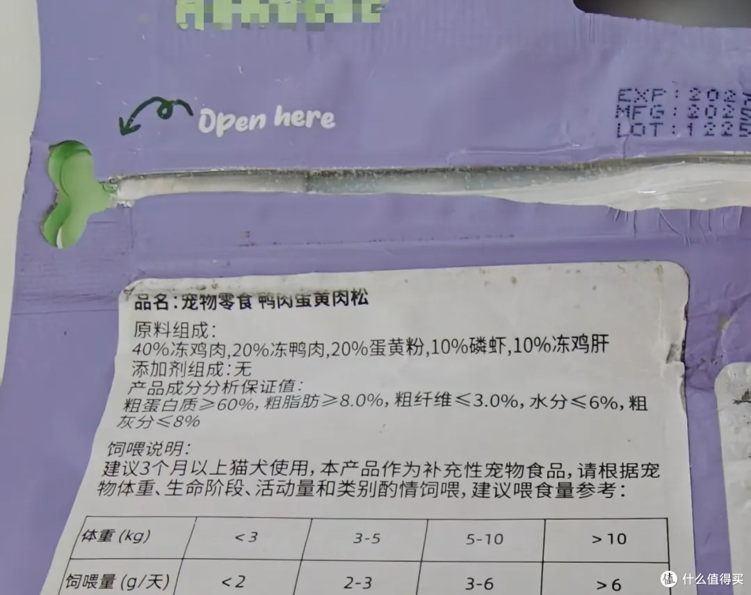 新开号立标尺!以后我就按这个标准测宠食
