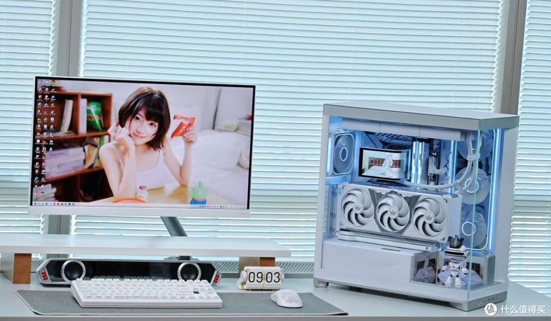 RTX5080 HOF Extreme+270K+4T+48G，预算3.3W+的全白海景房主机