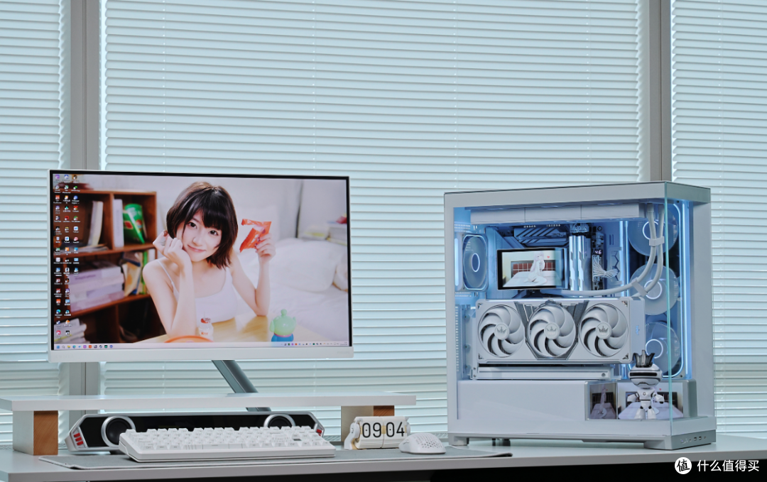 RTX5080 HOF Extreme+270K+4T+48G，预算3.3W+的全白海景房主机